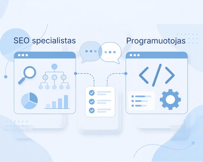 SEO specialistas ir programuotojas. Kaip jiems susikalbėti?